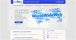 Desktop Screenshot of eximeo.net
